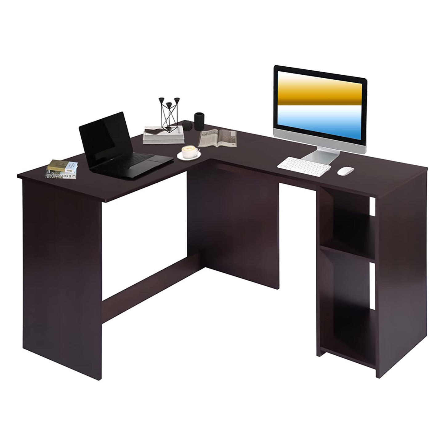 Dark Brown Computer Desk