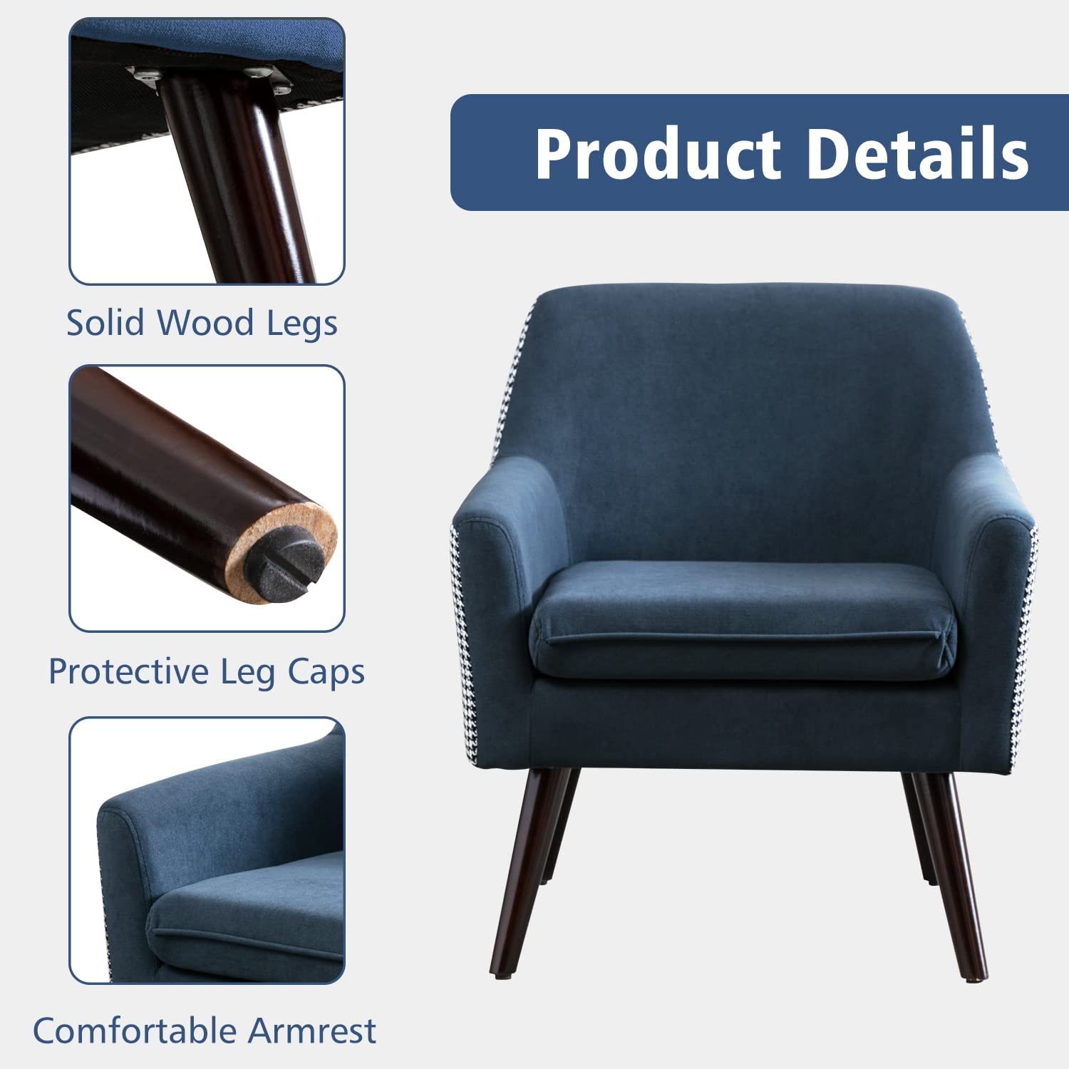 Blue Accent Chair