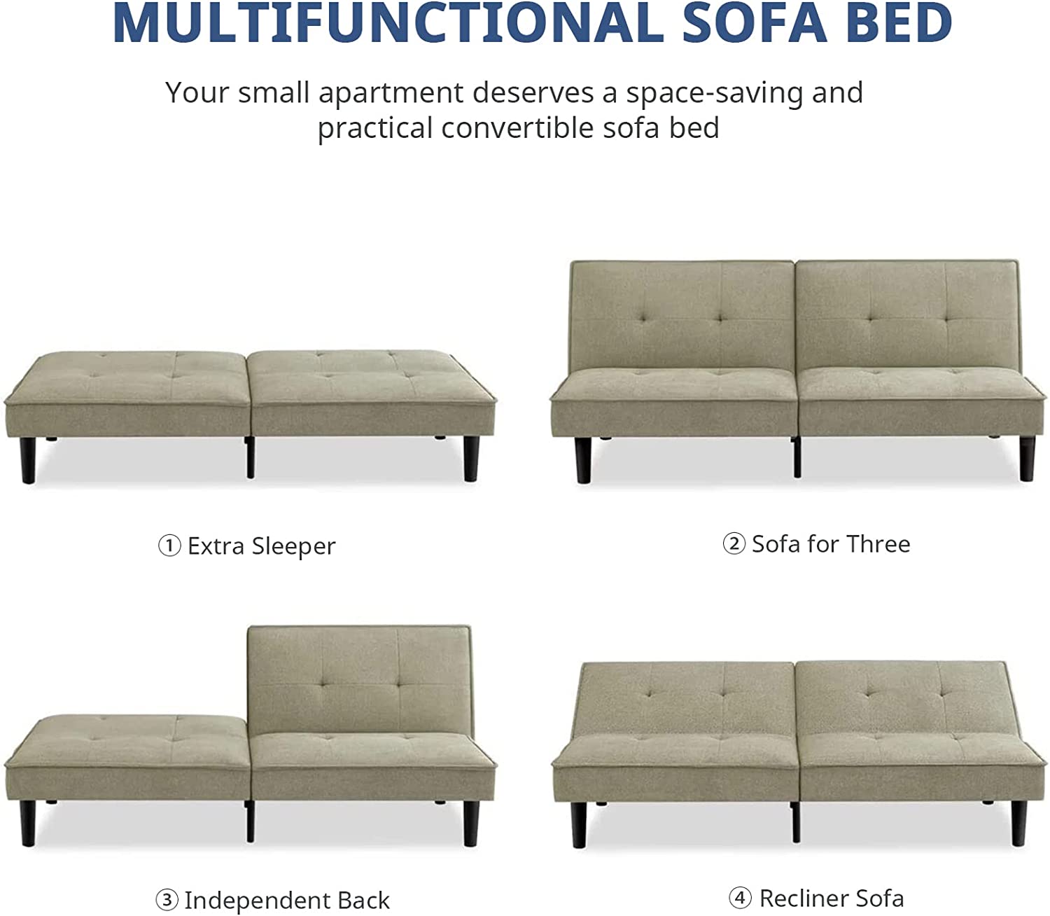 Khaki Sage Sofa  