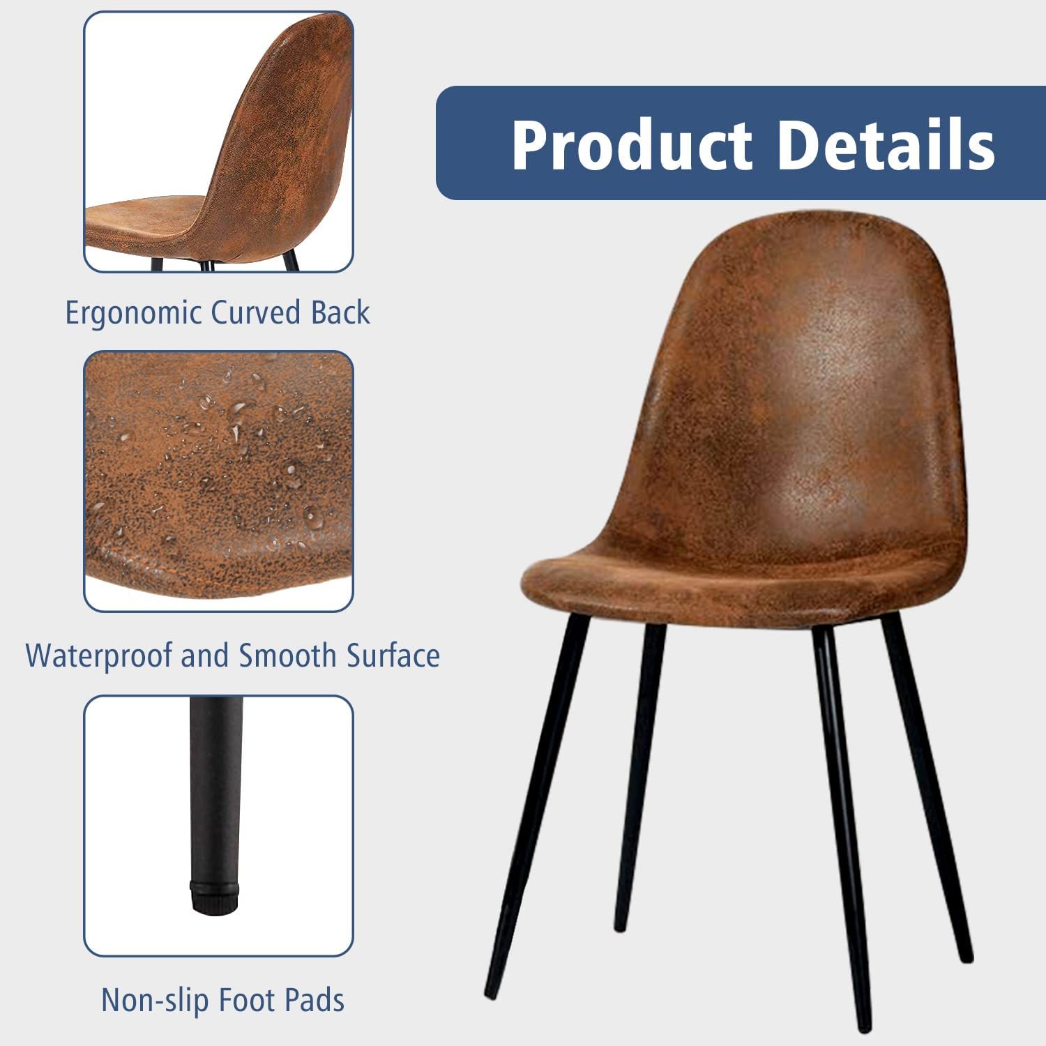 Brown Dining chairs
