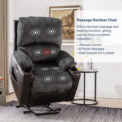 GreyRecliner chairs