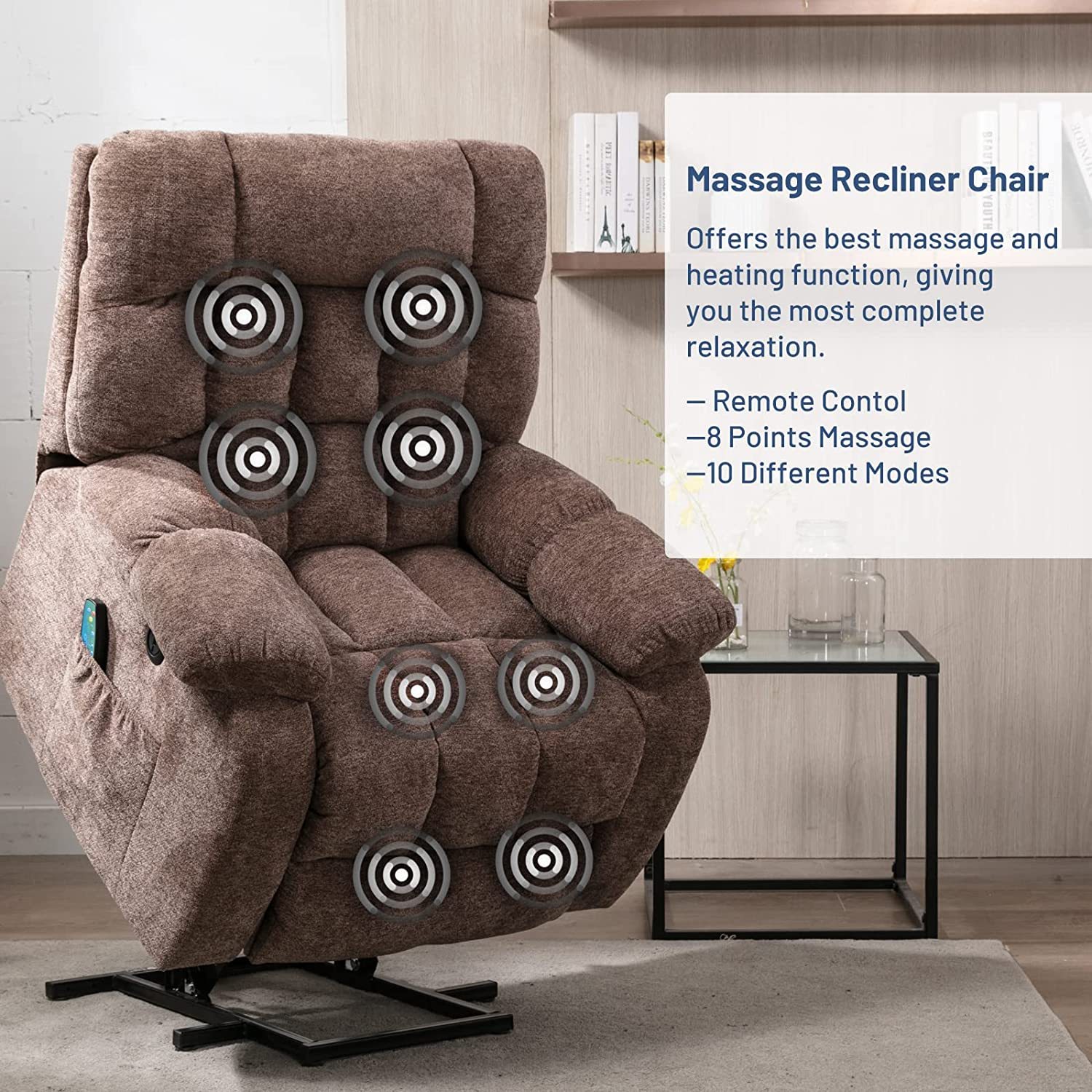 TaupeRecliner chairs