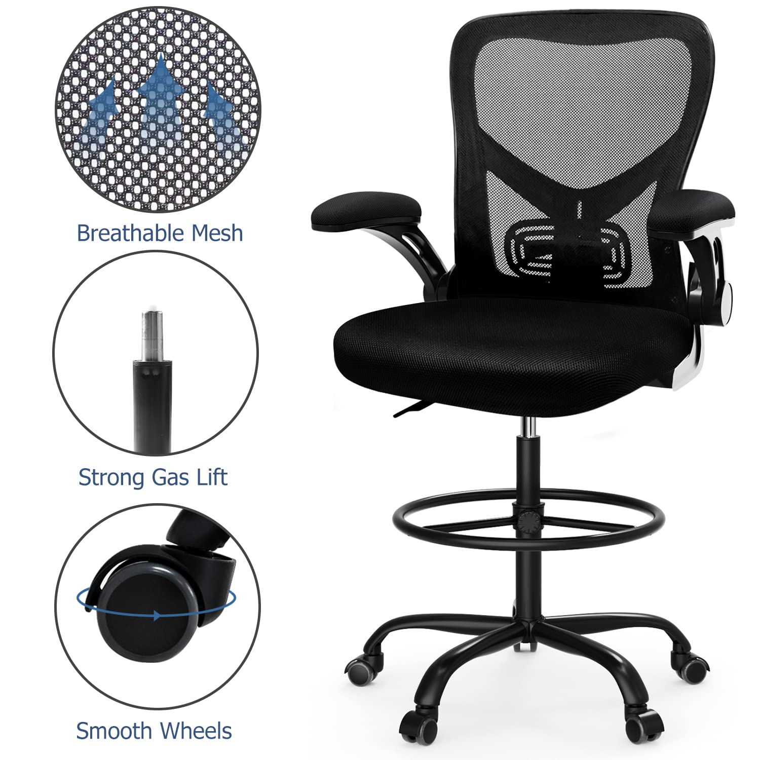 Black Office chairs