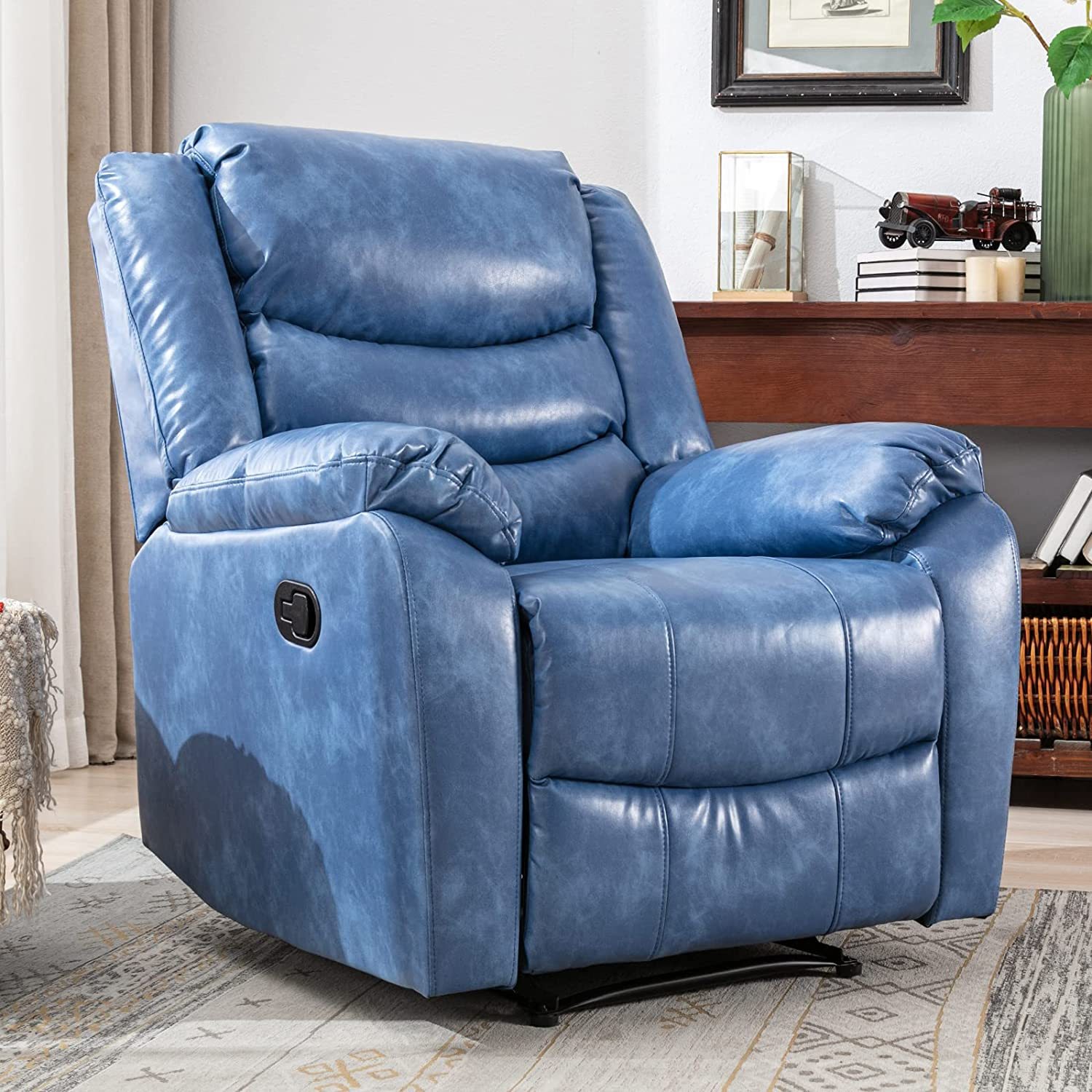 BlueRecliner chairs
