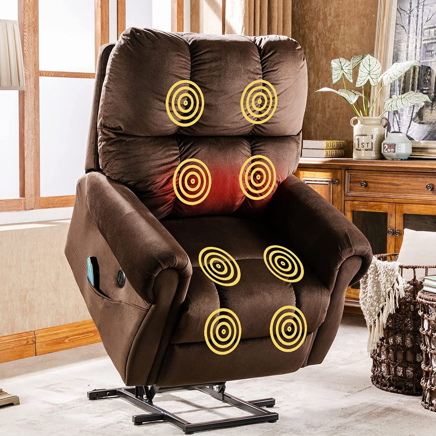 BrownRecliner chairs