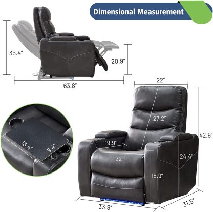 GreyRecliner chairs