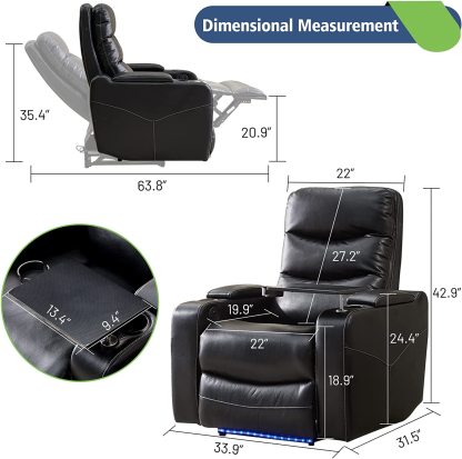 BlackRecliner chairs