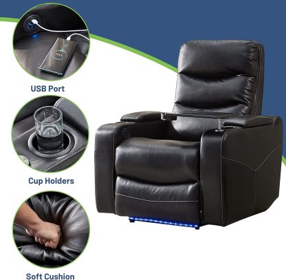 BlackRecliner chairs