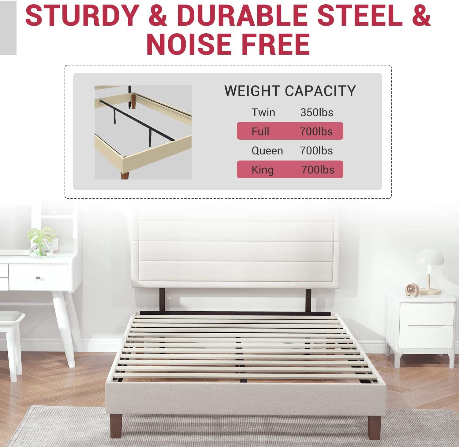 Bed frames and foundations