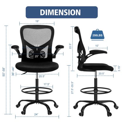 Black Office chairs