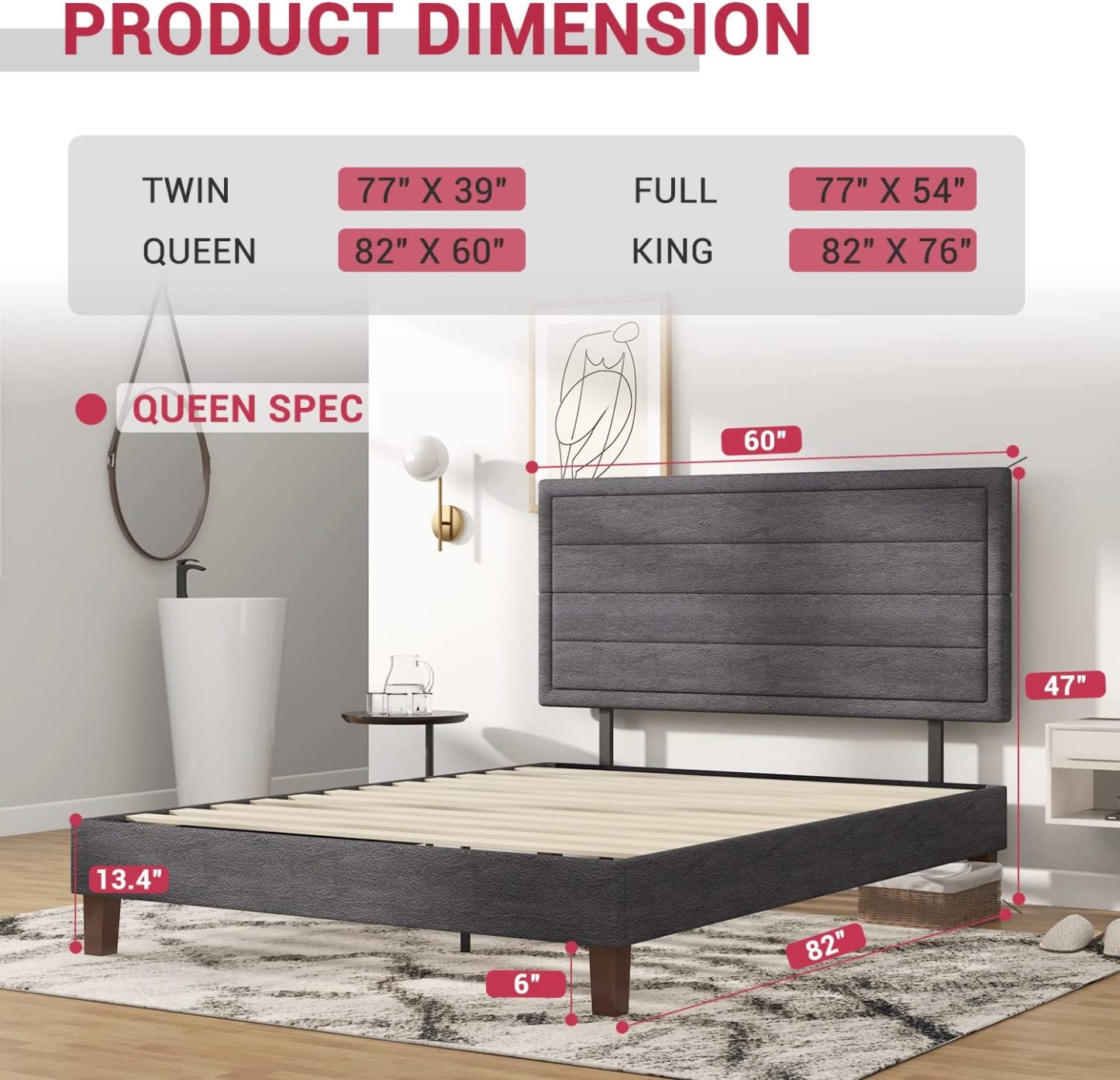 Bed frames and foundations