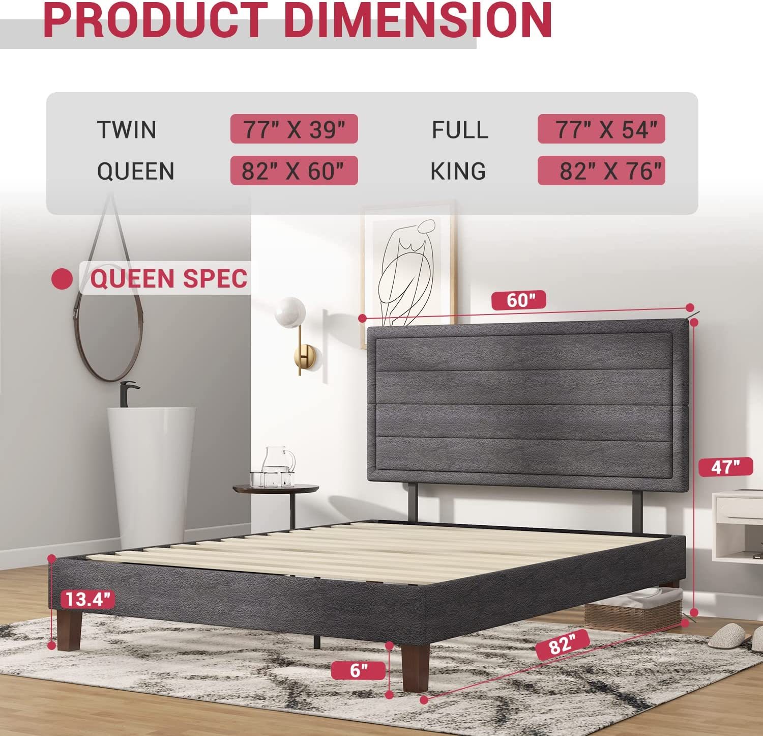 Bed frames and foundations