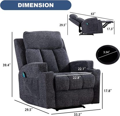 Dark GreyRecliner chairs