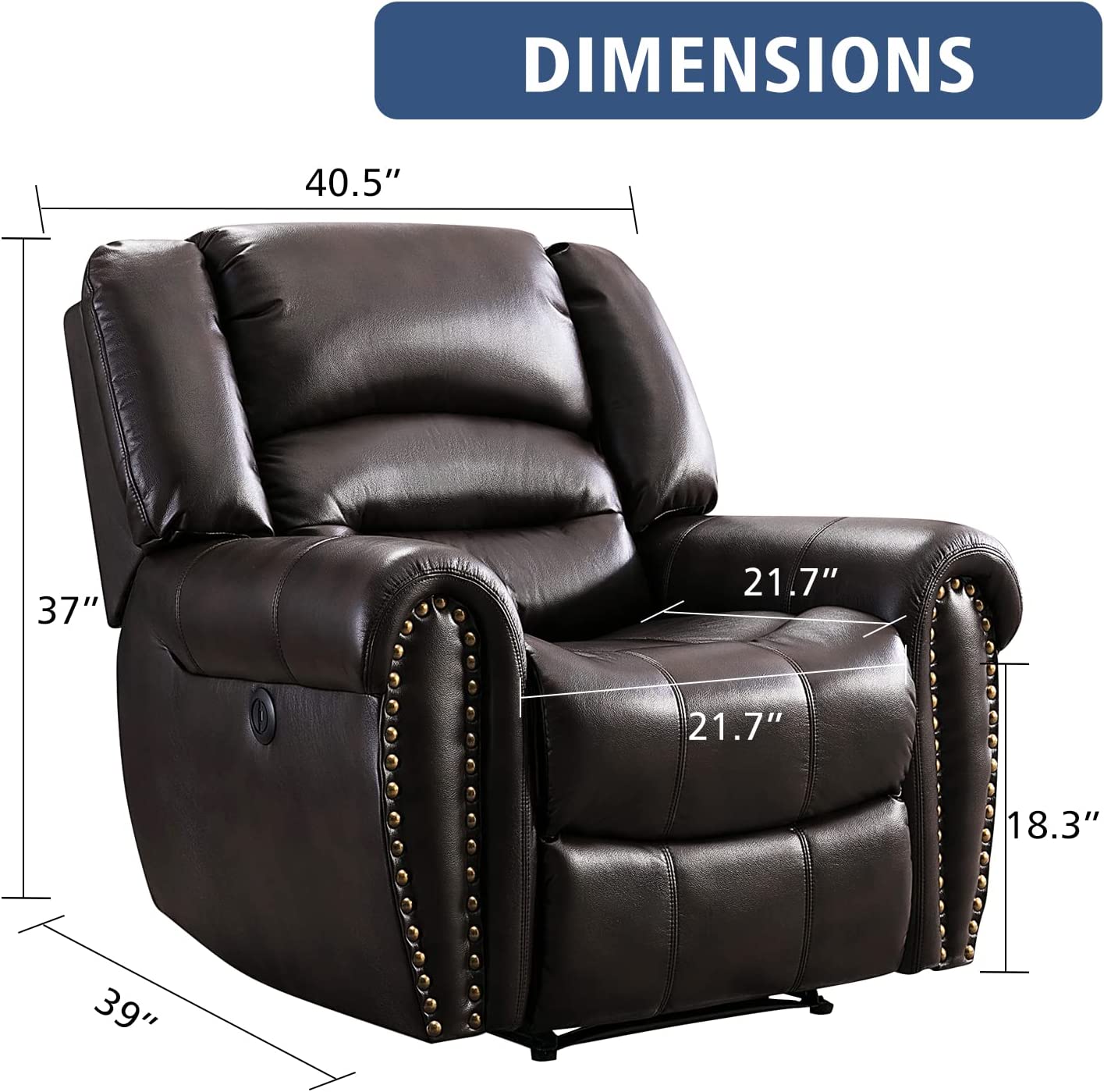 Red BrownRecliner chairs