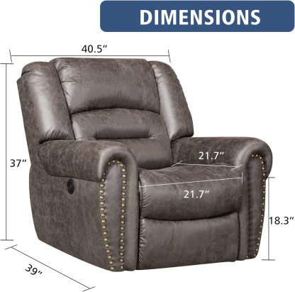 GrayRecliner chairs