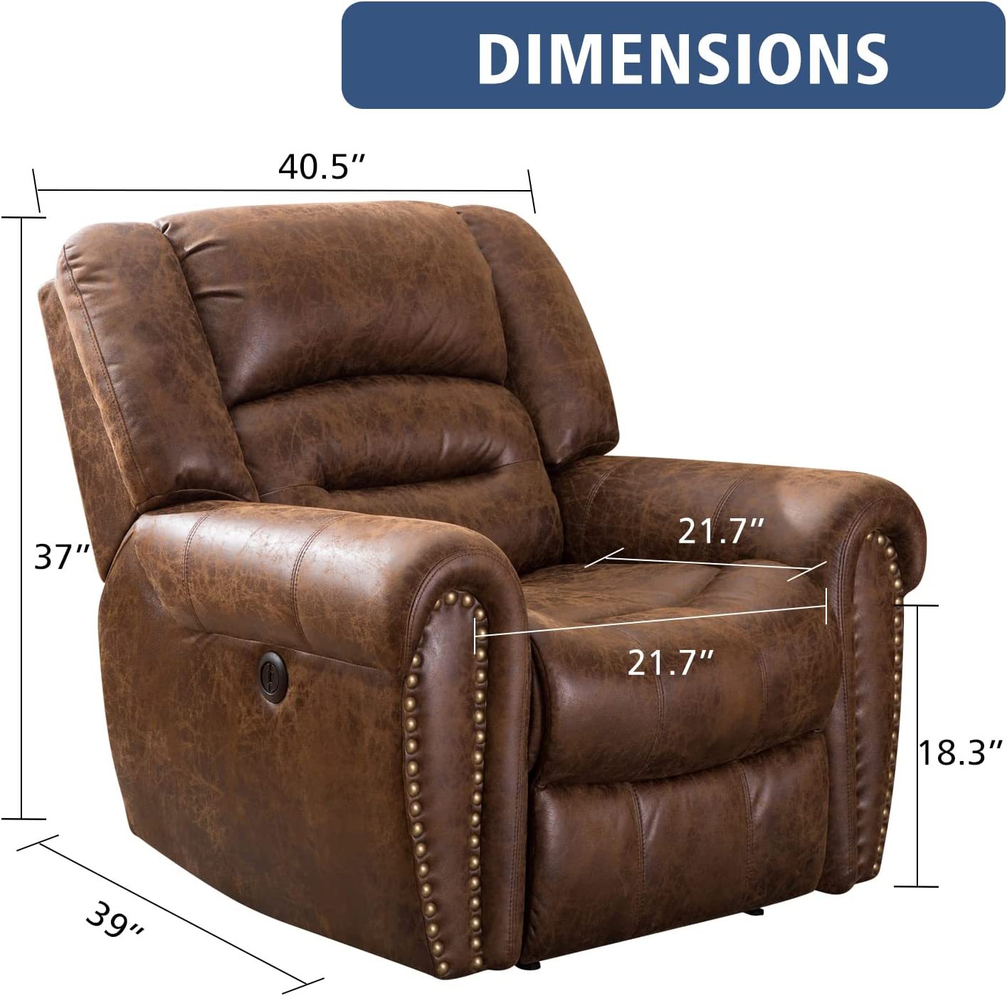 BrownRecliner chairs