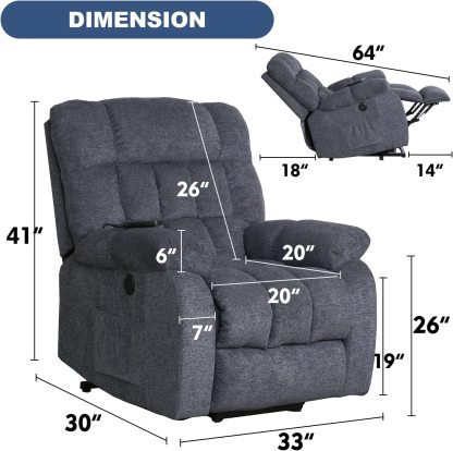 NavyRecliner chairs