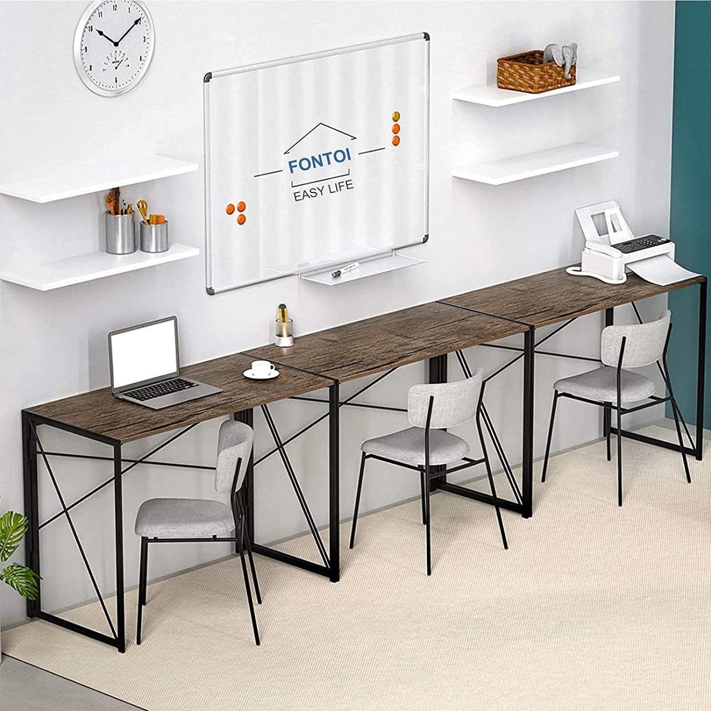 Brown Computer desks