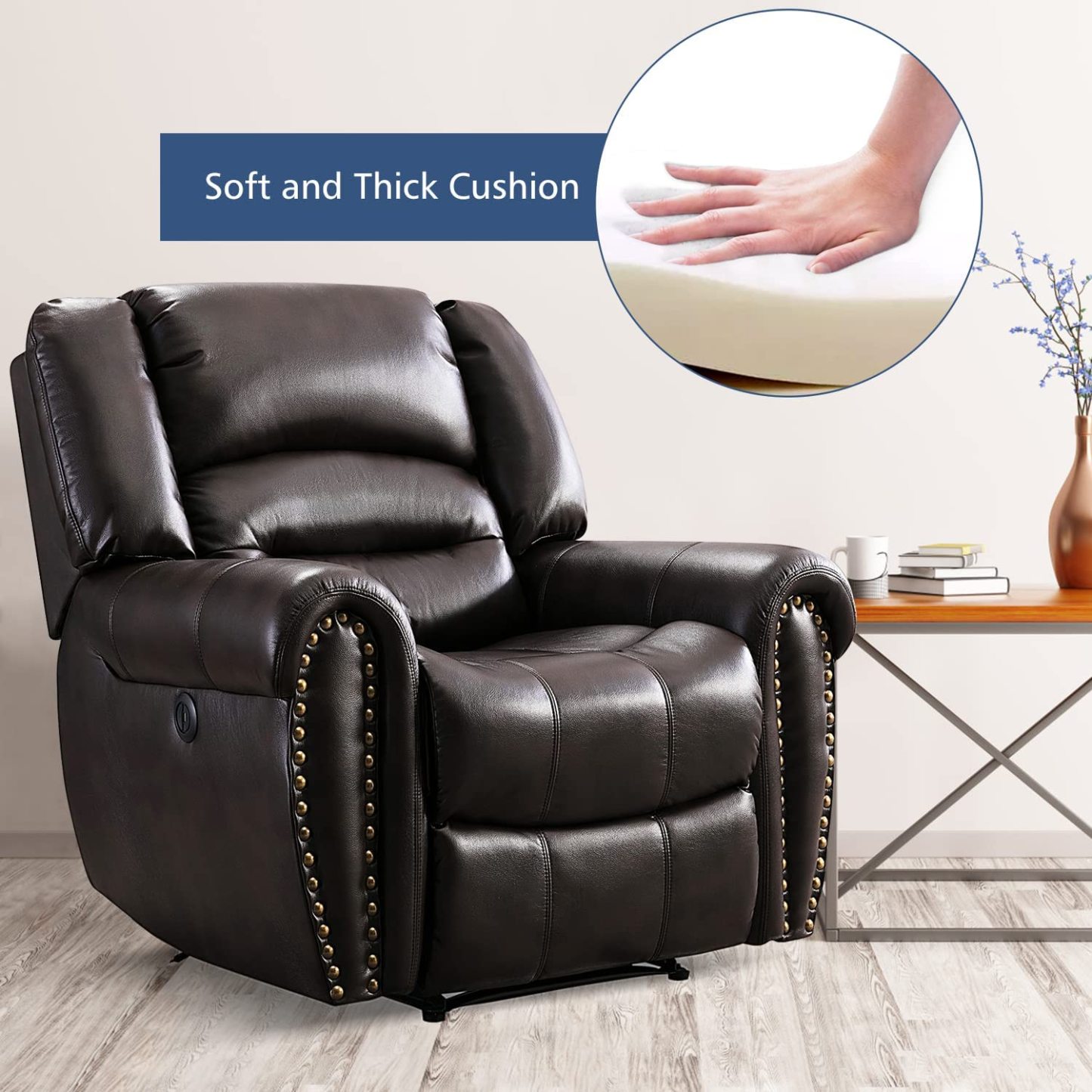 Red BrownRecliner chairs