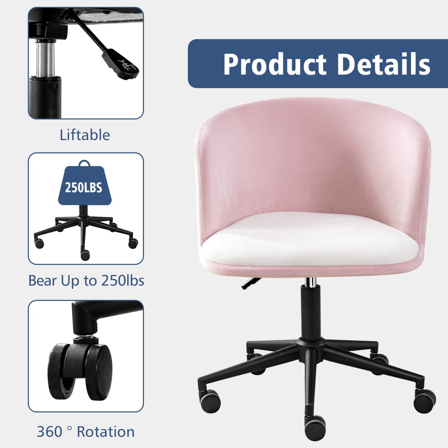 Pink/WhiteAccent Chair