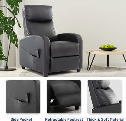 BlackRecliner chairs