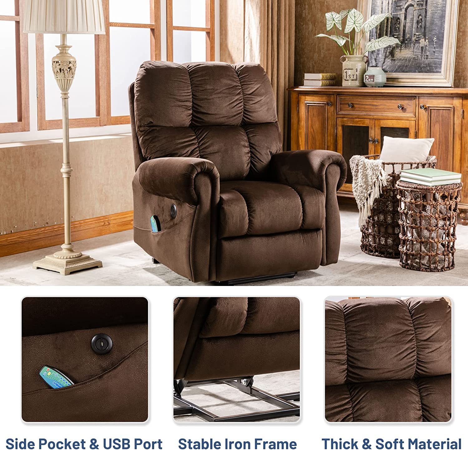 ChocolateRecliner chairs