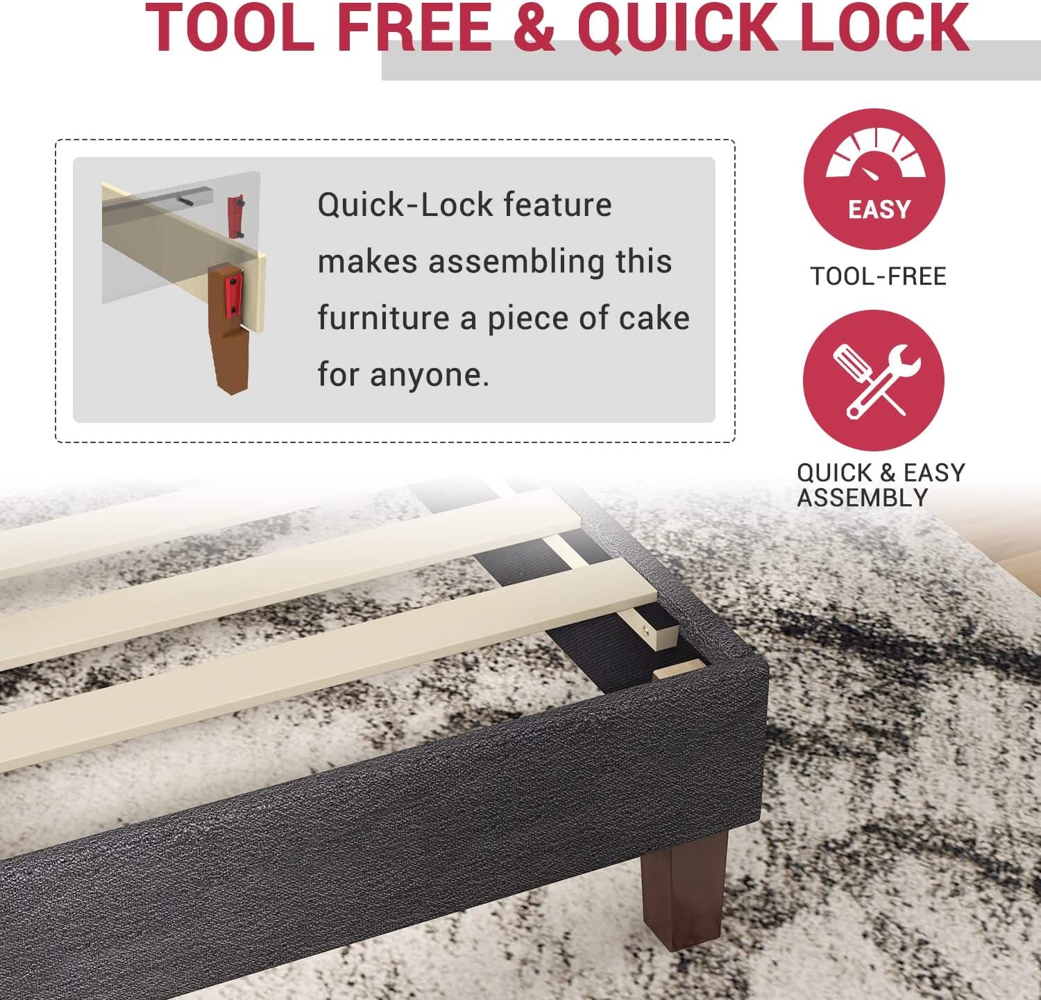 Bed frames and foundations