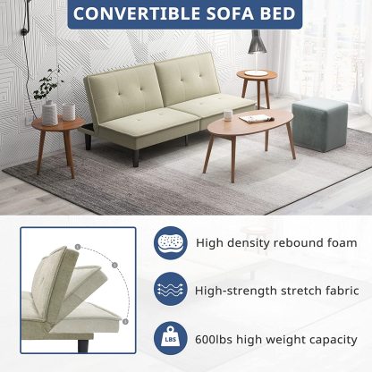 Khaki Sage Sofa  