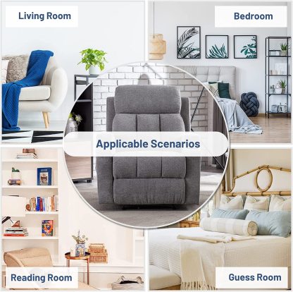 Light GreyRecliner chairs