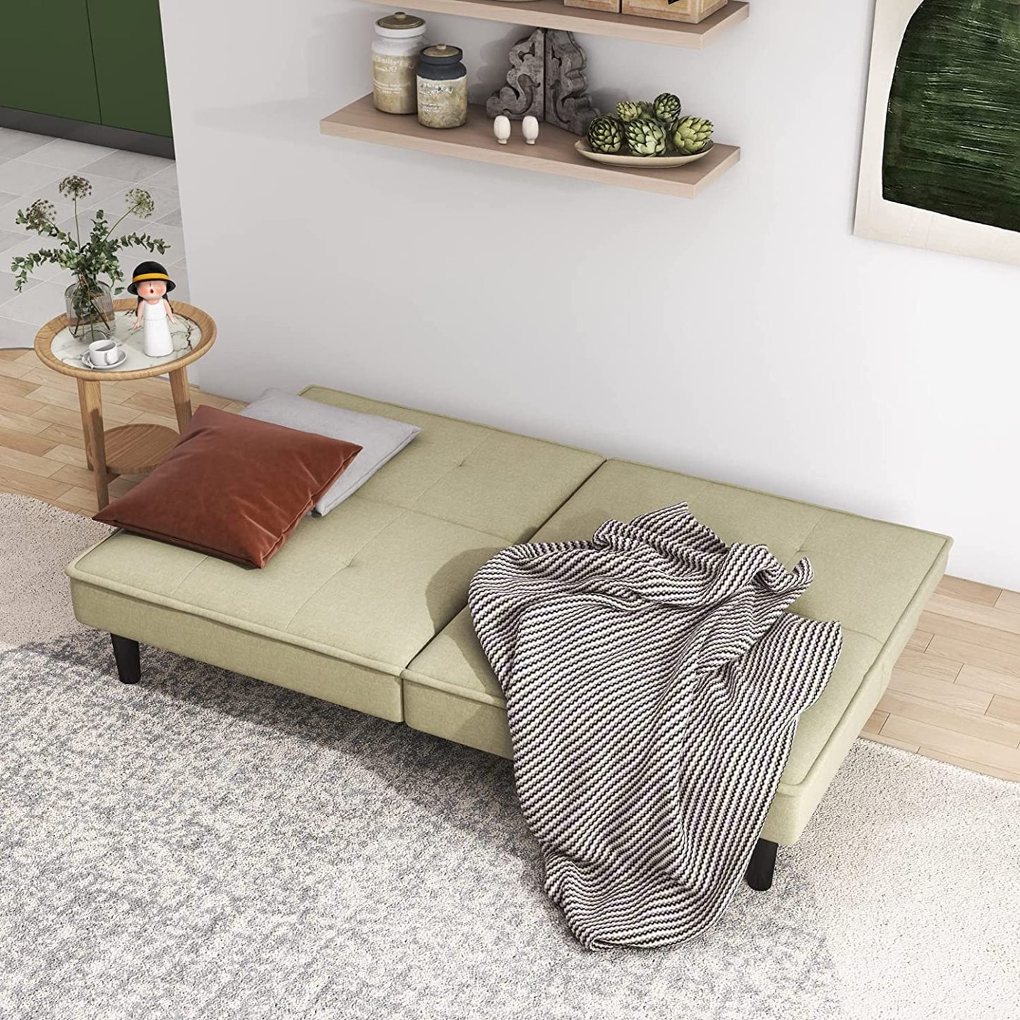 Khaki Sage Sofa  