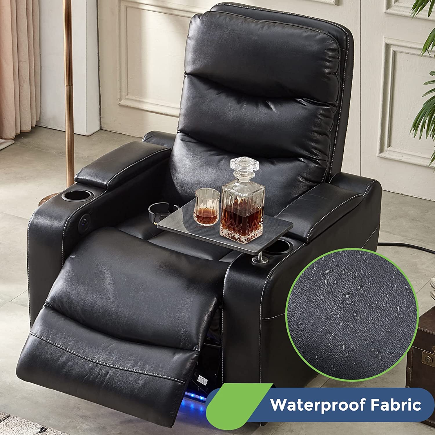 BlackRecliner chairs