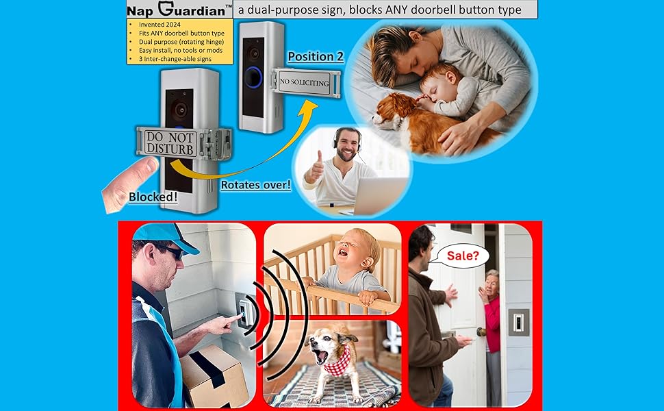 No more disruptions from your doorbell chime dog barking baby sleeping nap time working from home