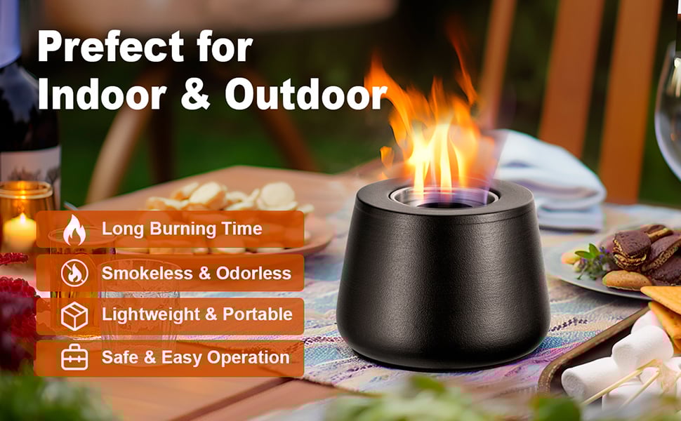 table top fire pit bowl