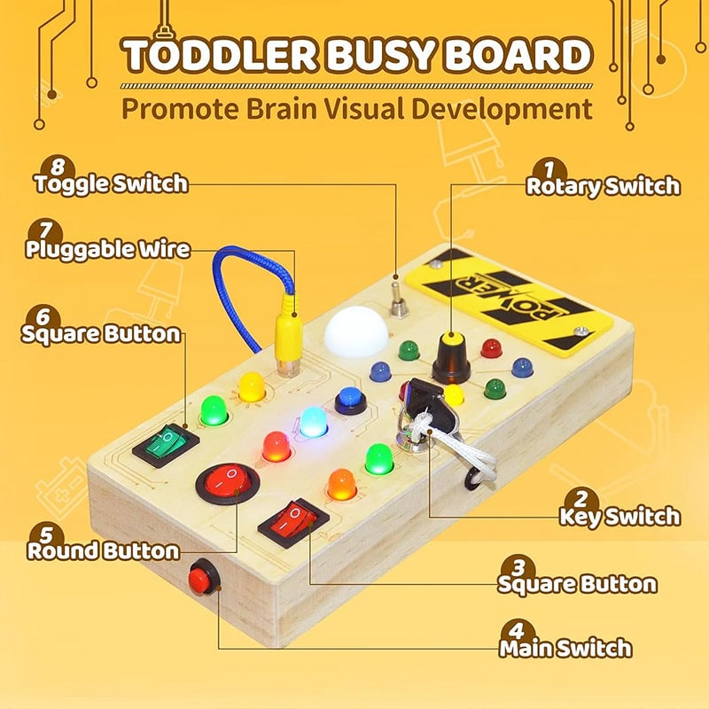 TODDLER BUSY BOARD