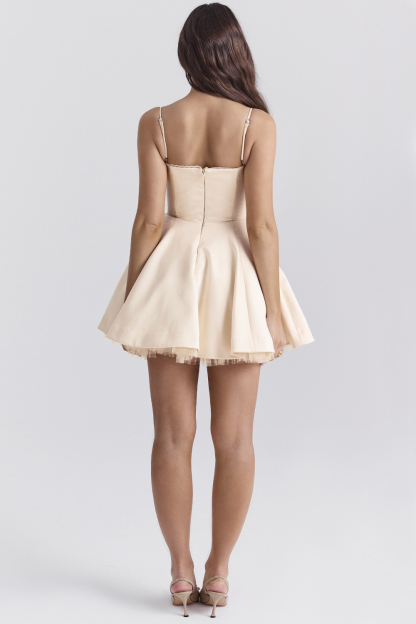 Spaghetti Strap Deep V Neck Cinch Waist Mini Dresses-Pink-Hayhty.All Rights Reserved.
