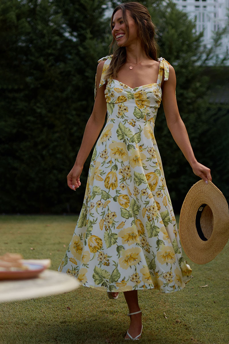 Floral Print Tied Strap Sleeveless Vacation Midi Dresses-Hayhty.All Rights Reserved.