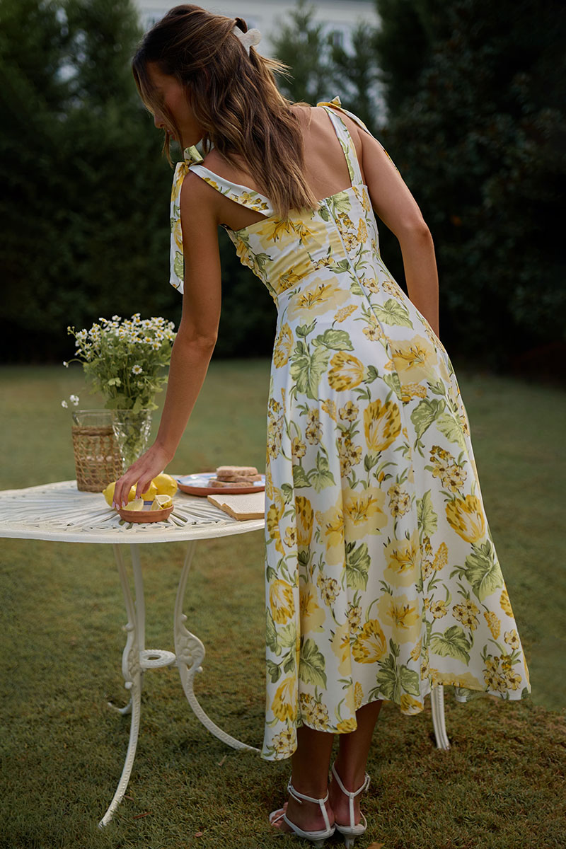 Floral Print Tied Strap Sleeveless Vacation Midi Dresses-Hayhty.All Rights Reserved.