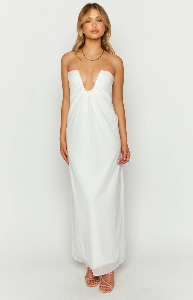 Off Shoulder Notched V Neck Ruched Formal Party Layered Plain Maxi Dresses-Yellow-Hayhty.All Rights Reserved.