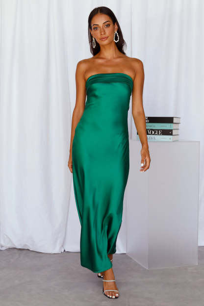 Half Open Back Sleeveless Silky Maxi Dress-Hayhty.All Rights Reserved.