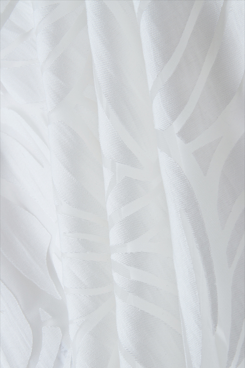 White Boat Neck Jacquard Ruffle Hem Slim A-line Slip Mini Dresses-Hayhty.All Rights Reserved.