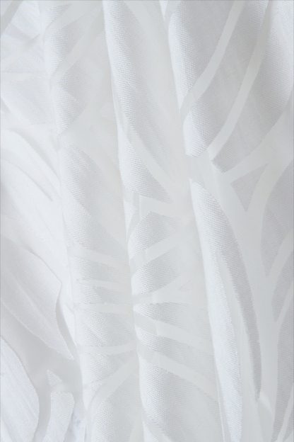 White Boat Neck Jacquard Ruffle Hem Slim A-line Slip Mini Dresses-Hayhty.All Rights Reserved.