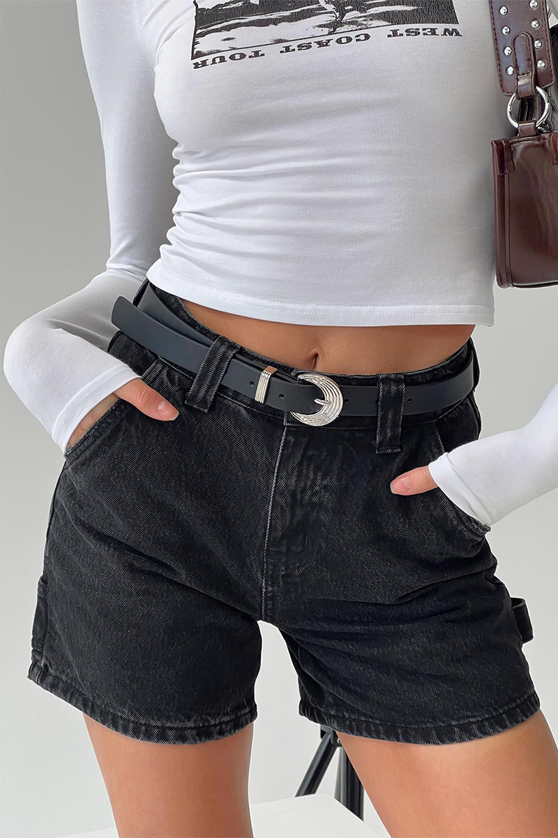 Pockets Denim Casual Shorts-Blue-Hayhty.All Rights Reserved.