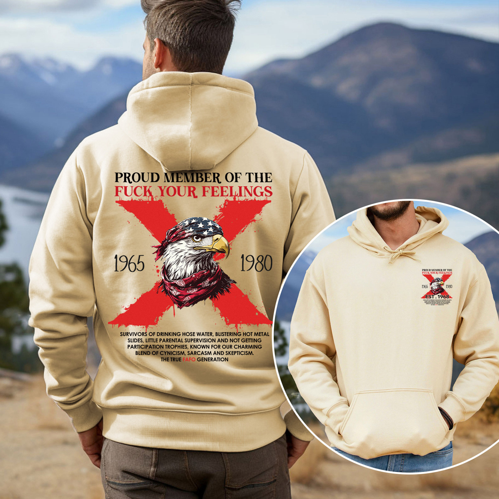 Halloween Gen X Eagle Hoodie