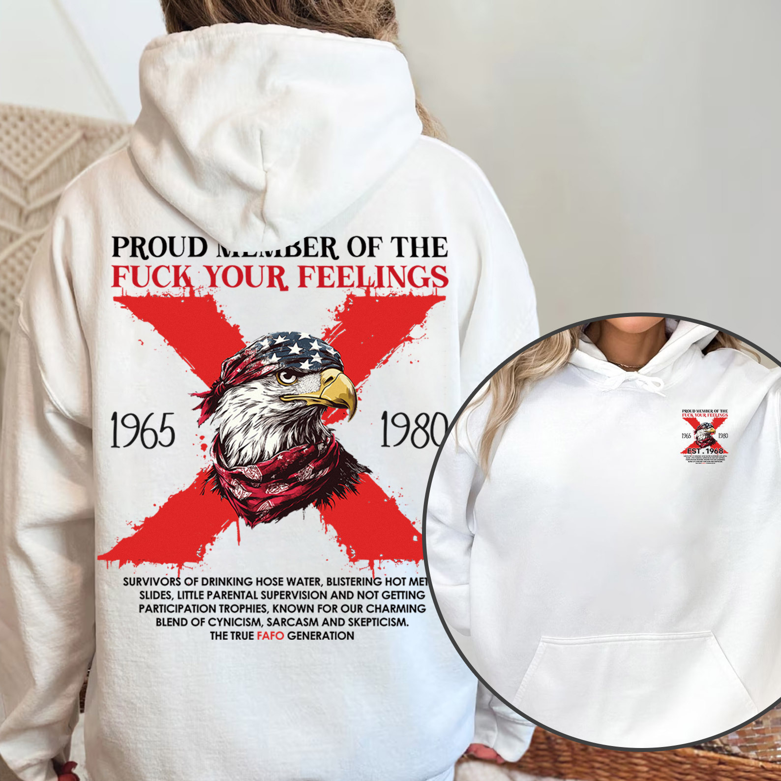 Halloween Gen X Eagle Hoodie