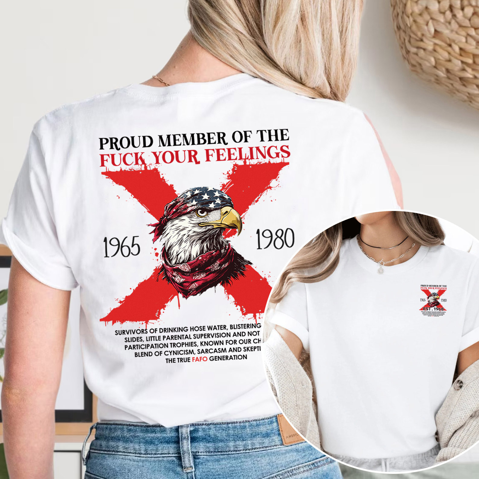 Halloween Gen X Eagle T-shirt