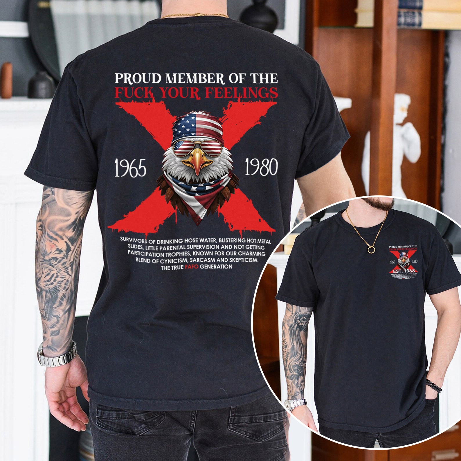 Halloween Gen X Eagle T-shirt