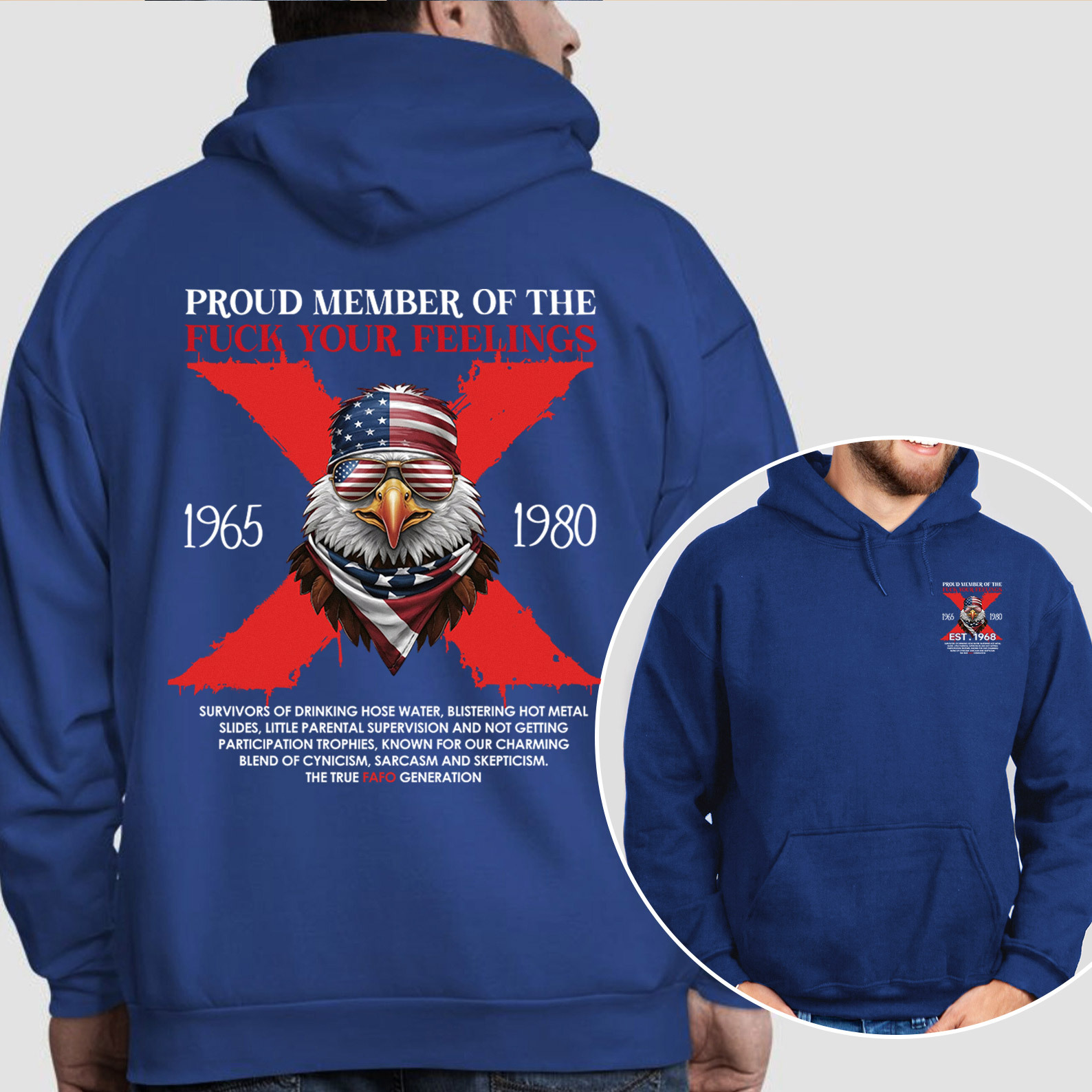 Halloween Gen X Eagle Hoodie