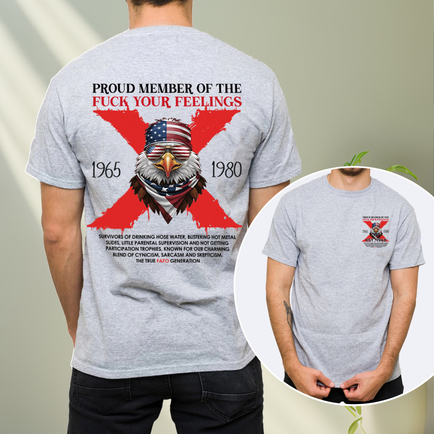 Halloween Gen X Eagle T-shirt