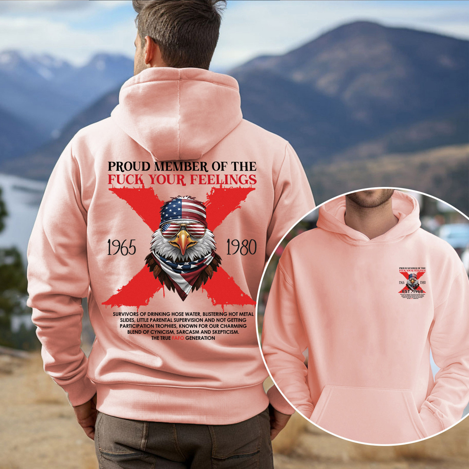 Halloween Gen X Eagle Hoodie