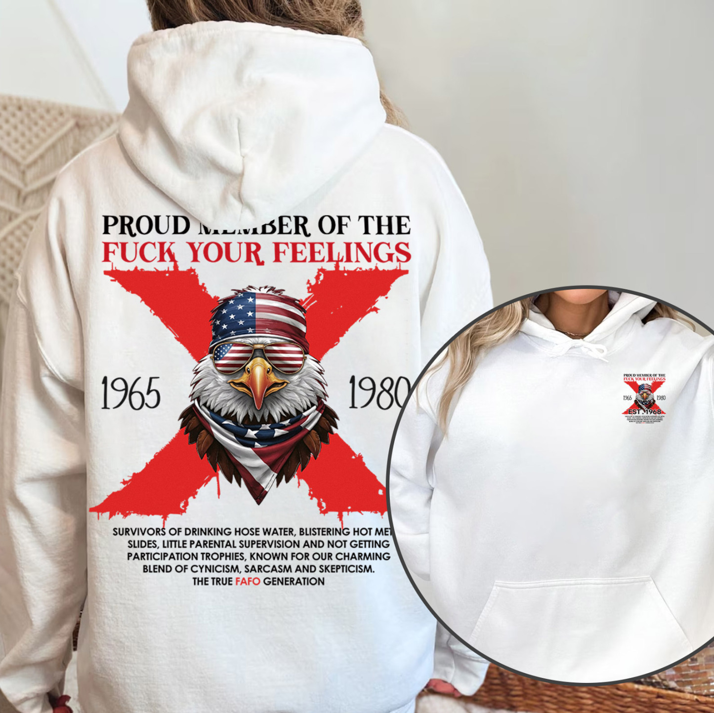 Halloween Gen X Eagle Hoodie